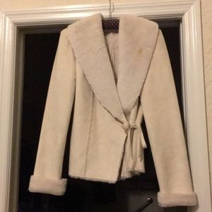 Beautiful Cream suede jacket. Very elegant